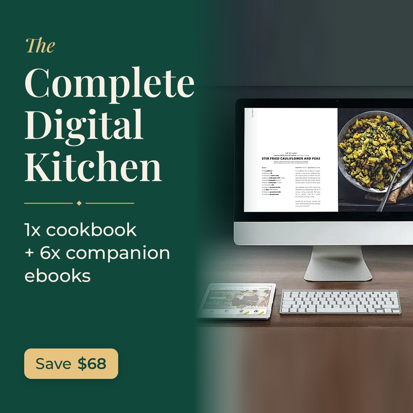 The Complete Digital Kitchen: cookbook ebook and all 6 companion ebooks