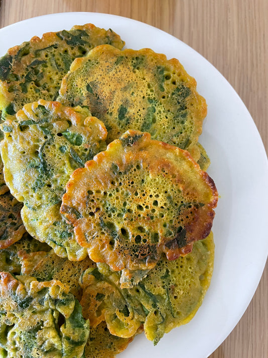 Spinach Bhajee Gujarati Style