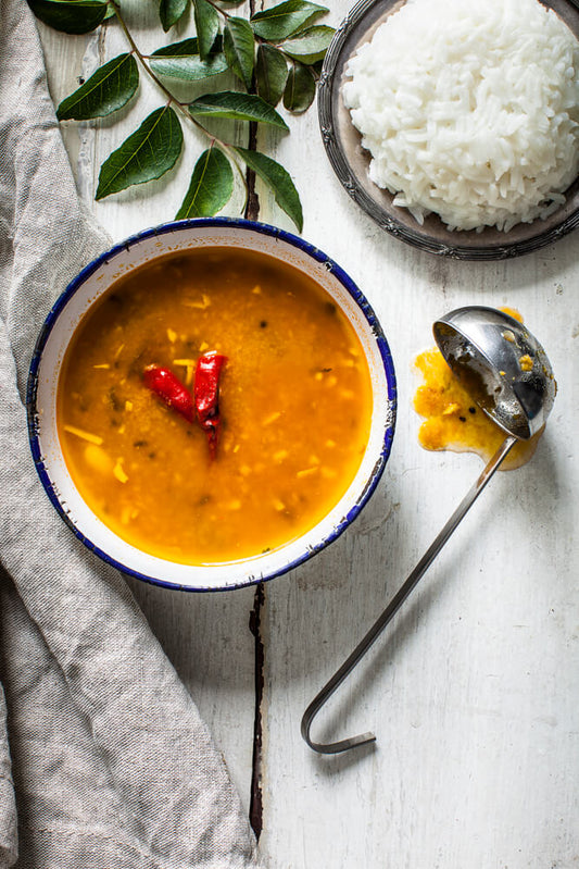Dal Bhat Gujarati Recipe Image from A little bit of this a little bit of that Gujarati cookbook