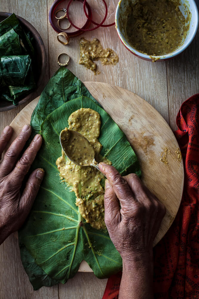 Patra, Gujarat, Gujarati Pateera