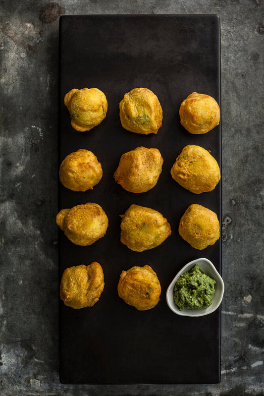 SPICY BATTERED POTATO BALLS