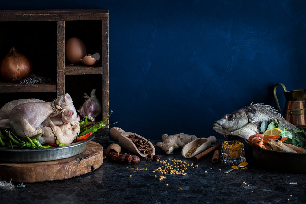 Gujarati fish and poultry dishes