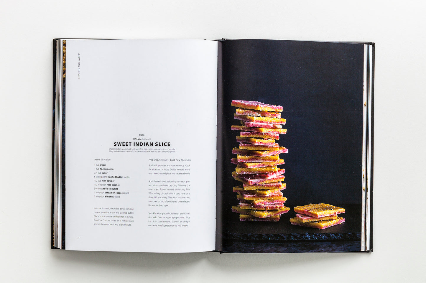 Inside the cookbook: halva sweet slice recipe